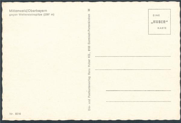 Wettersteinspitze 82481 Mittenwald